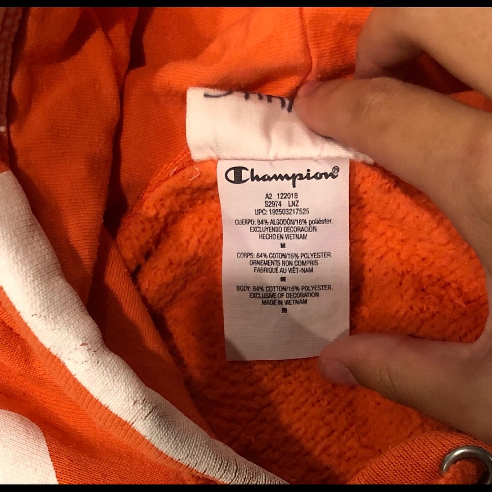Champion Reverse Weave Large Script Hoodie - Picture 4 of 5
